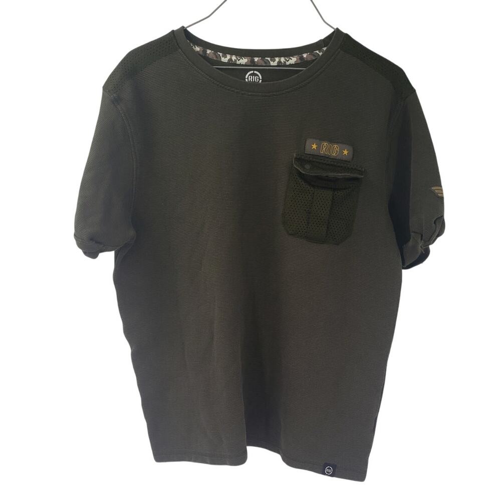 RIG Utility Clothing Short Sleeve Top Womens Size Large L